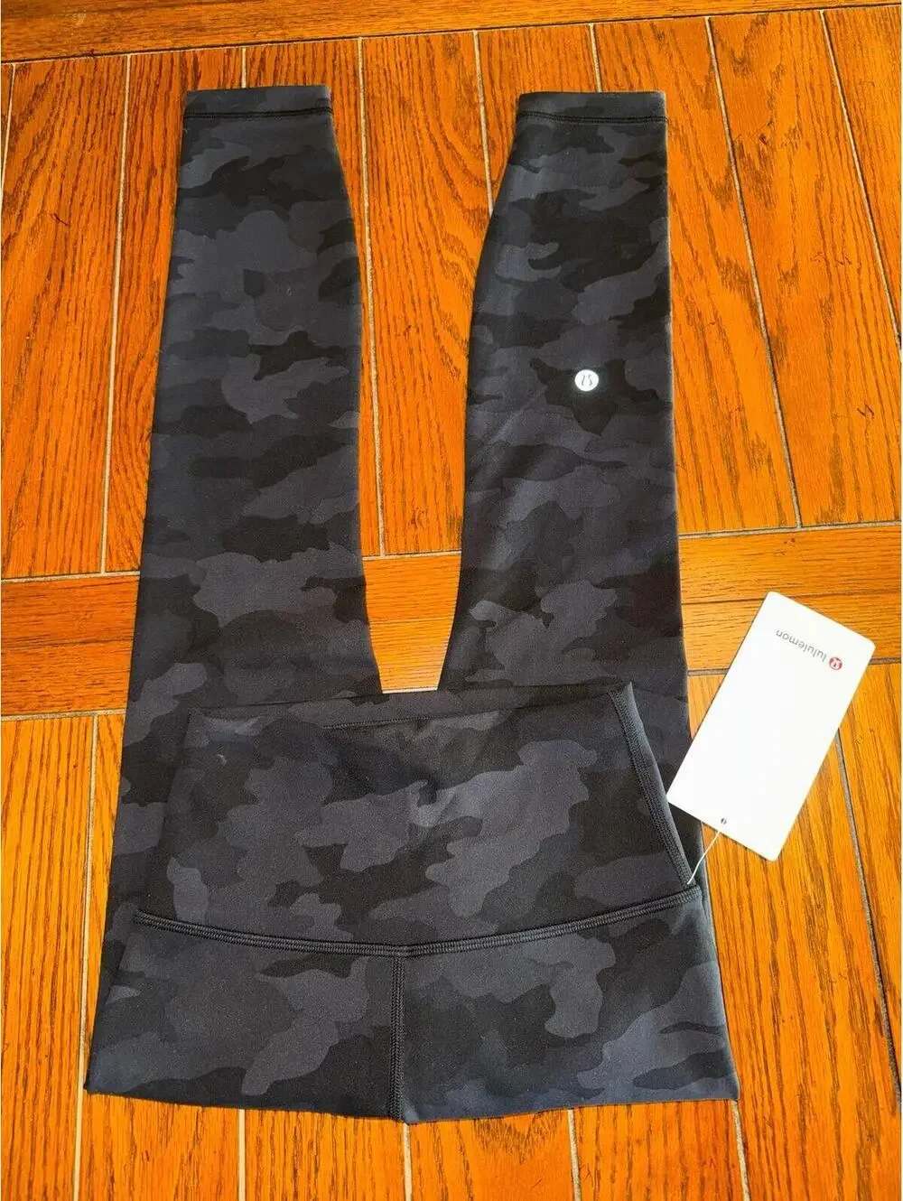 Lululemon Wunder Train High Rise 25” Heritage Camo Black Size 2 NWT
